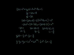 Calculus 17.2 Nonhomogeneous Linear Equations