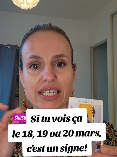 Si tu vois ca le 18, 19 ou 30 mars, c'est un signe! Lectures de tarot en lien dans mon profil 🤗 #messagedujour #tiragedetarot
