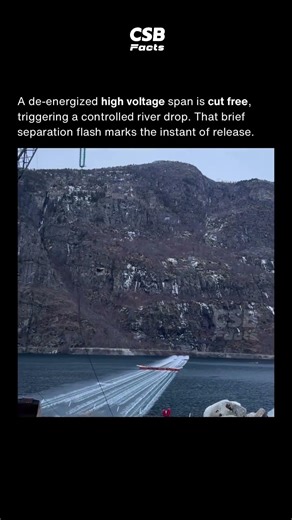 Why Power Lines Are Dropped Into Rivers ⚡️🤯 | Controlled Cable Removal