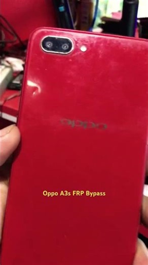 Oppo A3s FRP bypass problem