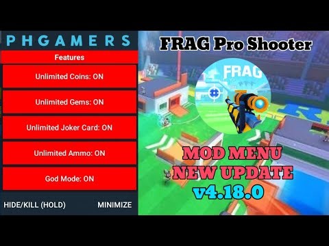 FRAG Pro Shooter MOD APK v4.18.0 Menu/Unlimited Money/God Mode/Speed hack New Update