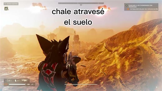 solo anda jugando normal y atravesé el suelo , como que no le caen bien los furros a helldaivers XD #helldivers #democrocancia #bug #protogen #supertierra