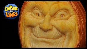 Grinning Pumpkin Sculpting