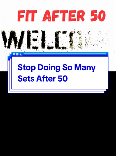 Stop Doing So Many Sets After 50 – Do This Instead #FitnessOver50 #StrengthTraining #WorkoutTips #HealthyAging #ExerciseSmart