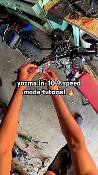 yozma in-10 9 speed mode tutorial 🔥 #wheelies