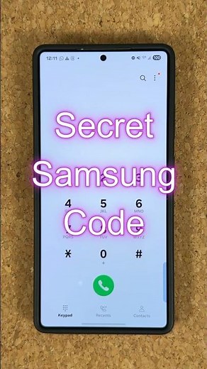Secret Code for Samsung Galaxy Phones!