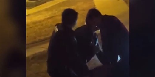 Griffin family outraged after police officer seen punching man on the ground