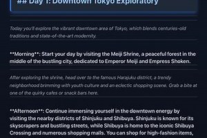 AI Travel Itinerary Creator