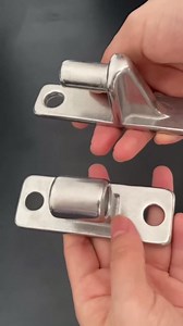 2 Pack Wall Mount Gate Hinges,304 Stainless Steel Wall Mount Gate Hinge for Farm Gate，Outdoor one Piece with Non-Welding Chain Link Fence Parts，with 5/8 Hinge Pin (Screws Not Included)