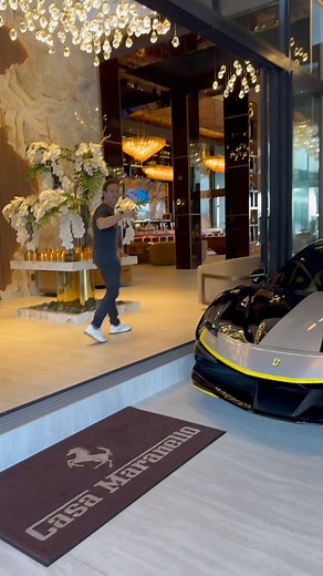 Howard Panes on Instagram: "Howie P. shares an inspiring walk-through of a $55 million palace, a masterpiece modeled after the iconic Bvlgari Hotel. Featuring a $2.5 million custom bar, spa, gym, theater, and parking for 20 Ferraris, this home is a testament to unparalleled craftsmanship with no drywall in sight. But the real story is the journey—from being $600,000 in debt 14 years ago to building a dream and achieving greatness through discipline, focus, and relentless execution. Howie encoura