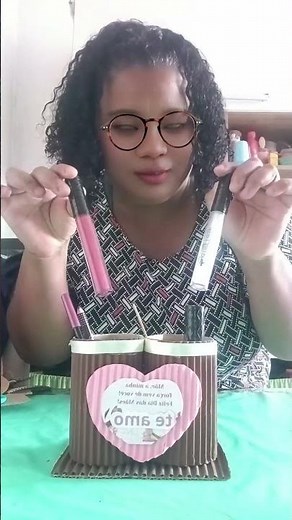 Look at this Mother's Day favor idea made with cardboard, it turned out amazing!
