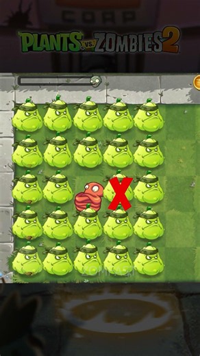 PvZ 2 - Plants Vs Zombies 2 - 24 Plants Level 1 Power up Vs 50 Octopus Zombies #shorts #pvz2 #pvz