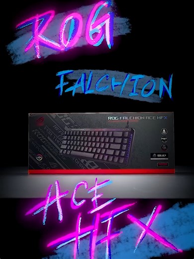 Precisión real en cada click: ROG Falchion ACE HFX 🔥⌨️ #iriscomputer #Bolivia #rog #gaming #teclado