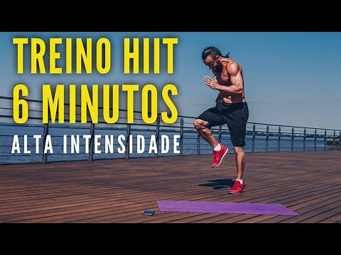 Treino HIIT Alta Intensidade - 6 minutos