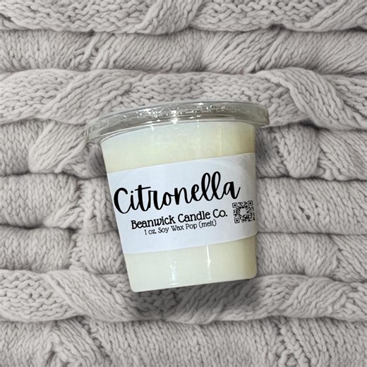 Citronella / Pop-Out Sojavaxsmälta / Infunderad med glimmer / Vaxsmältor - Etsy Sverige
