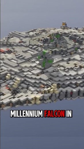 FLYING MINECRAFT MILLENNIUM FALCON