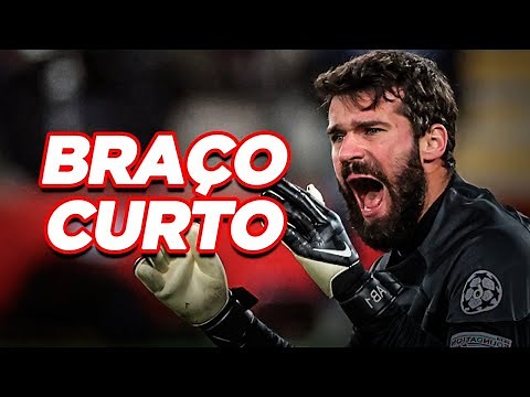 OLHA PORQUÊ O GOLEIRO ALISSON SE TORNOU UMA PIADA NO LIVERPOOL! (Braço curto)