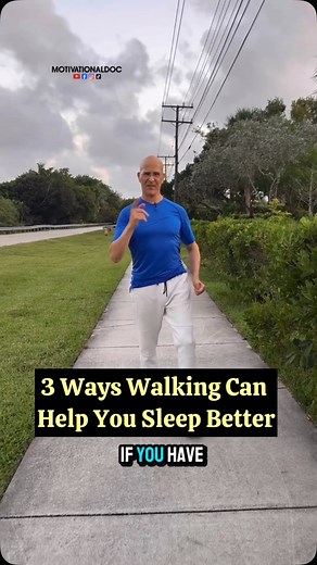 31K views · 869 reactions | 3 Ways Walking Can Help You Sleep Better! #drmandell #health #sleep #walking | Motivationaldoc | Facebook