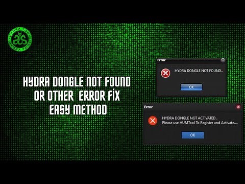 Hydra Tool ''Hydra Dongle Not Found'' or ''Register Button Not Actived '' Fix Easy Method