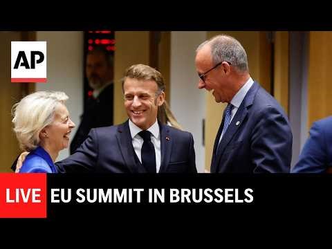 LIVE: EU leaders hold summit for talks on Iran war and Ukraine