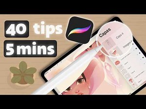 40 ESSENTIAL Shortcuts in Procreate in 5 mins!
