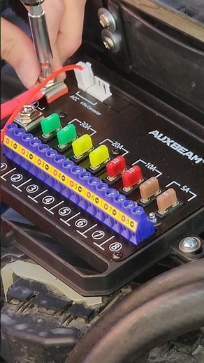 Auxbeam Switch Panel in F150