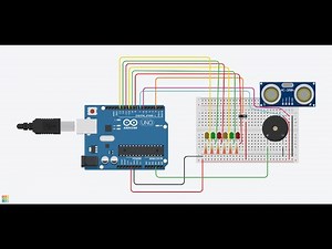 Happy Birthday music simulation using TinkerCad