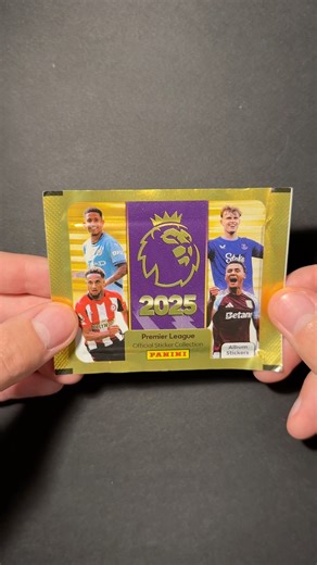 Panini Premier League Sticker Collection 2025 #footballcards #soccercards #packopening #panini