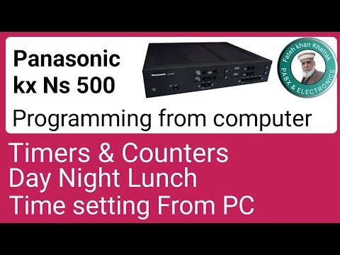 Day night Time setting | Panasonic kx-NS500