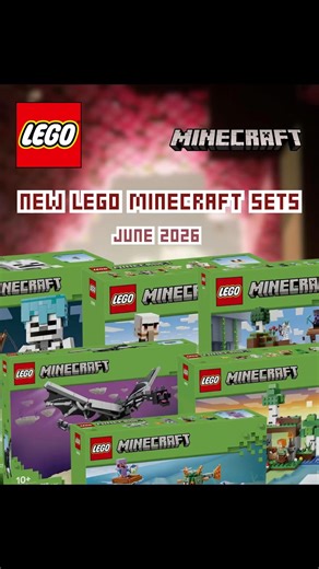 NEW LEGO MINECRAFT sets💚 June 2026