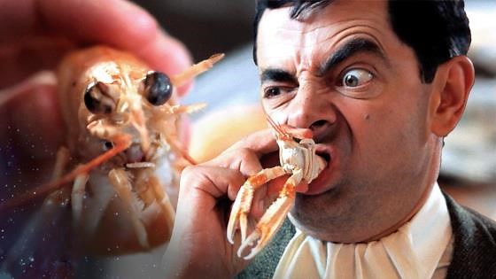 Mr. Bean's Holiday - A Parisian seafood nightmare (Rowan Atkinson)