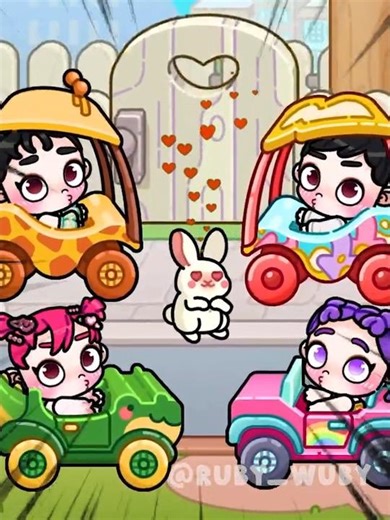 HUNTRIX TRAFFIC JAM BECAUSE OF A RABBIT! 🐰❤️ #avatarworld