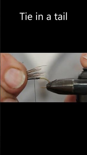 You can tie a dry fly with just one material