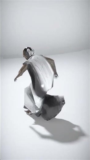 Mysterious Figure with Tattered Garments - AI Rigged 3D Character