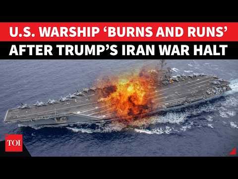 America’s MOST DANGEROUS Warship Pulls Out In HUMILIATING Exit As Trump Pauses Iran Strikes