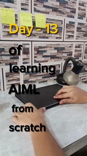 Day-13 of learning AIMl #coding #shorts#viralshorts #ai#ml