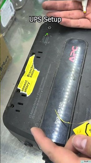 UPS Setup | Part 5 #apc #batterybackup