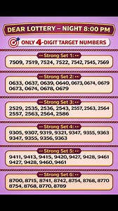 Dear lottery 22/01/2026 night 8PM target number #lottery #target #targetnumber #lotteryticket #dearlottery #lotterywinner | Laboni Saha