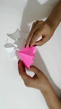 Beautiful DIY Paper Umbrella 🌂 | Easy Origami Mini Umbrella Idea #diyshorts