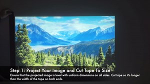 3 in x 30 ft - Vibrancy Enhancing Projector Screen Felt Tape Border Deepest Black Ultra High Contrast Flocking for DIY Screen Borders Absorbs Light, Brightens Image & Stops Bleed