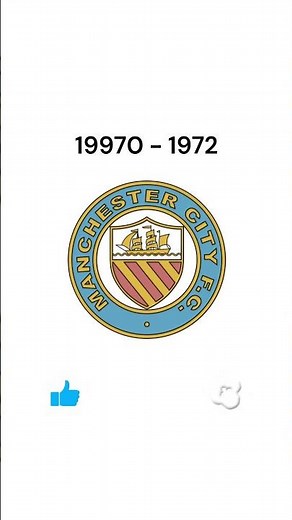 Manchester City logo evolution #manchestercity #mancity #premierleague