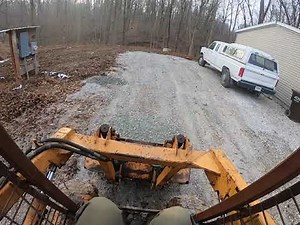 2020- Kamp K Driveway Maintenance with the Case 1816 C Skid Steer