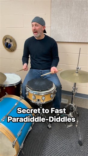 Secret to Fast Paradiddle-Diddles #drums #drumlessons #drumlife #paradiddle #rudiments | John Owens Drums