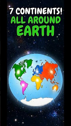 Spot every continent on Earth #shorts #continents