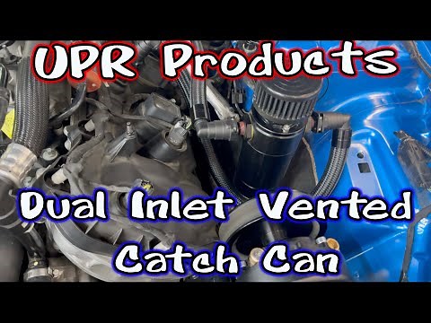 ESS Supercharged S550 UPR Dual Inlet Vented Catch Can