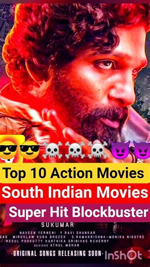 Top 10 Super Hit Action Movies of South Indian #indiancinema#viral#movie#superhit #trending #shorts