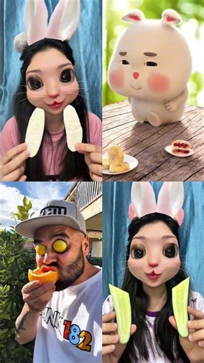 Cute 🥰 | Con thỏ bật cười khi thấy Tôi và anh ấy ăn 🤣🤣 #funny #rabbit