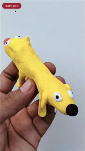 CatDog Clay Art | Easy Clay Cartoon for Beginners 🐱🐶