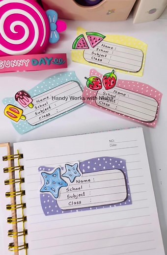Notebook Labeling Ideas and Drawing Tutorial