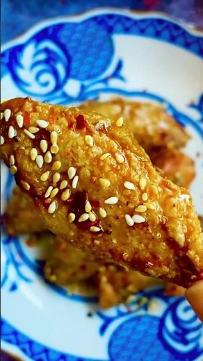 CRISPY Chinese Five Spice Chicken Wings NO oil, air fryer or oven #chickenwings #asianrecipes